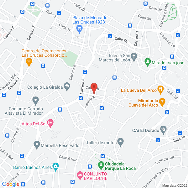 Mapa de Estibas Retornables De Colombia Ltda.