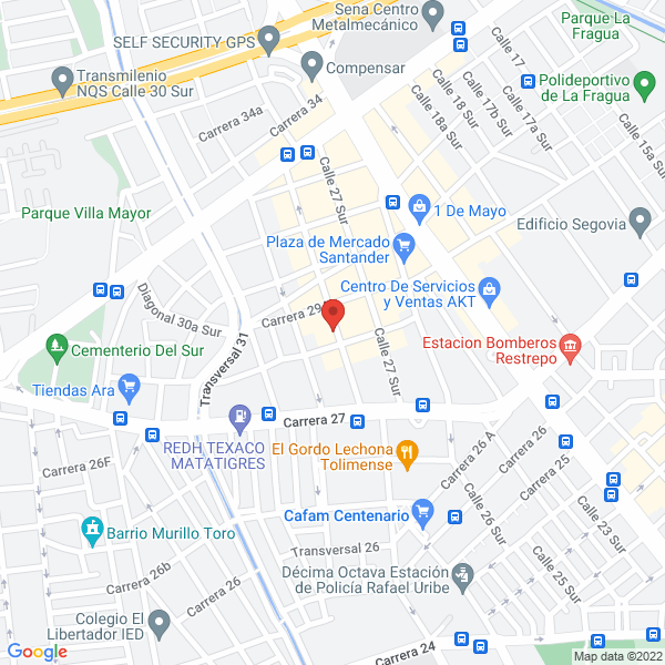 Mapa de Escuela Normal Superior Nuestra Señora De La Paz