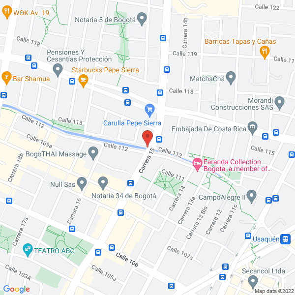 Mapa de Esfera Inmobiliaria S.A.S.