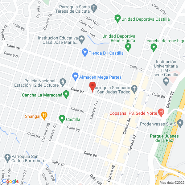 Mapa de Escuela De Conduccion Rubén Orozco