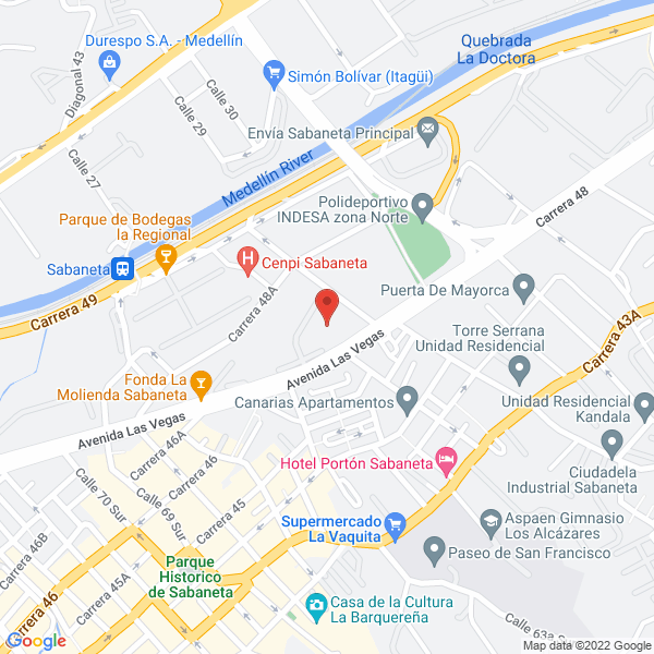 Mapa de Estadero Juancho Pica