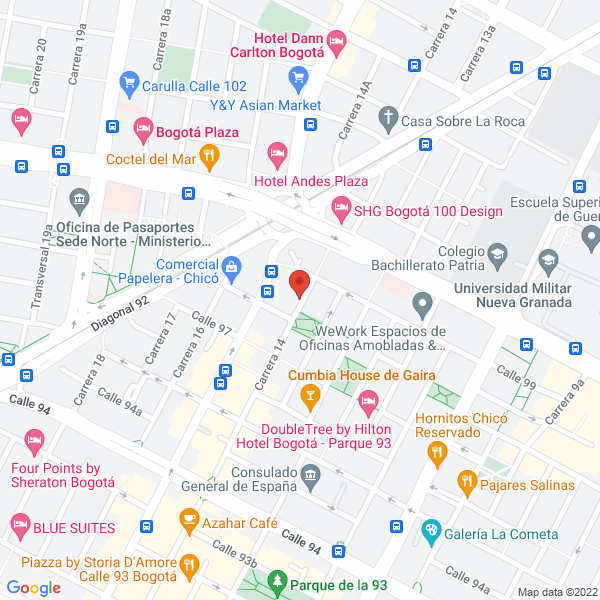 Mapa de Esthetic Medical Group
