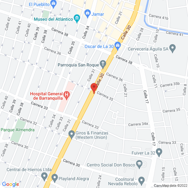 Map of Estibas Y Maderas El Triunfo Ltda.