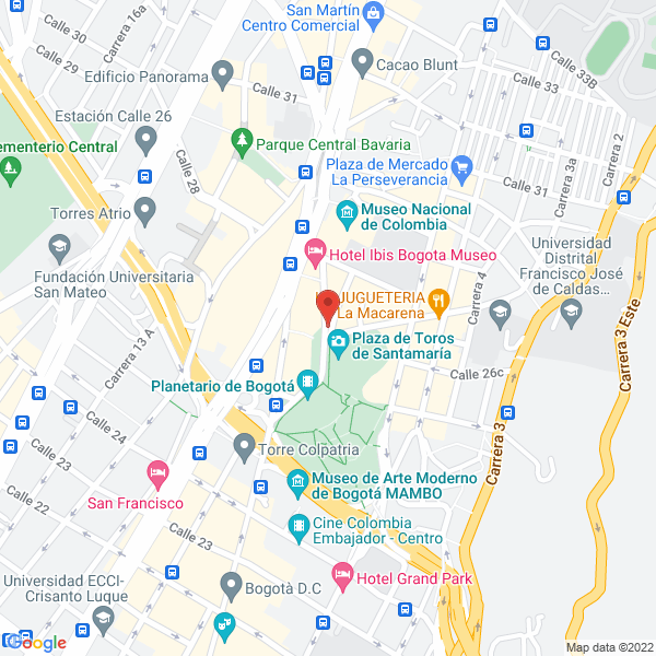 Mapa de Flores La Conchita Ltda.