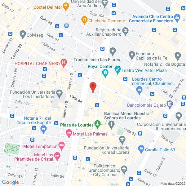 Mapa de Equipo Inmobiliario Ltda