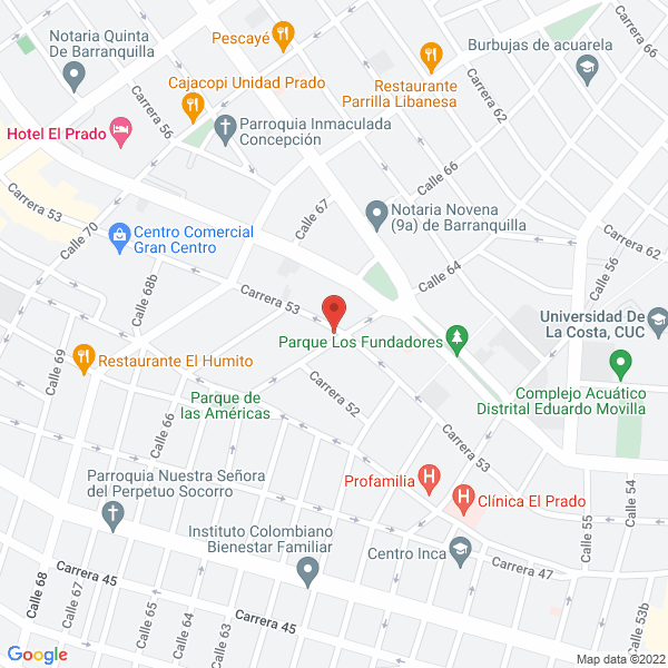Map of Equipo Ser Humano S.A.S.