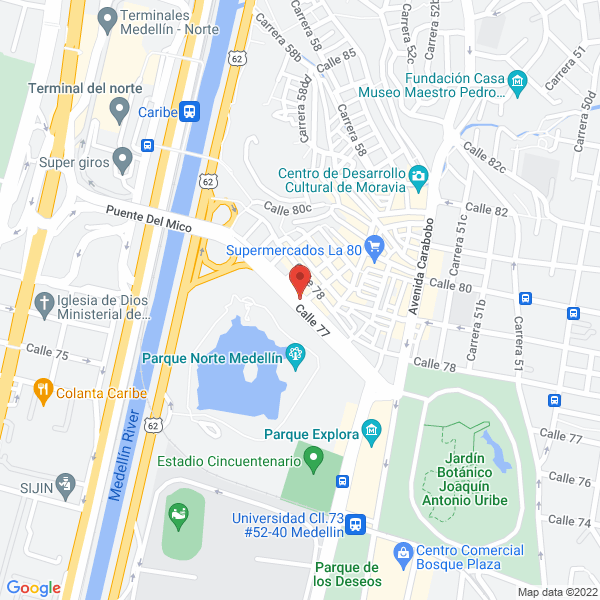 Mapa de Equipos Del Rio Ltda