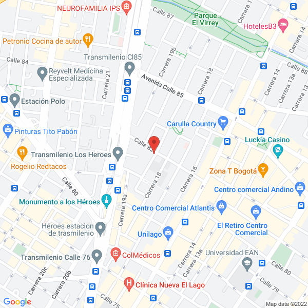 Mapa de Escallón Dominguez Ltda