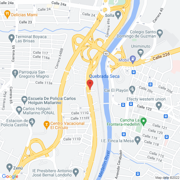 Mapa de Almacén De Repuestos Pemberty