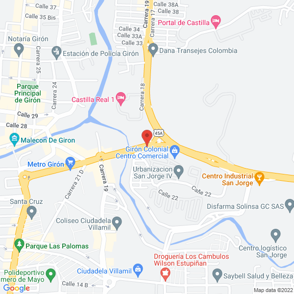 Map of Estación De Servicio Terpel El Carmen