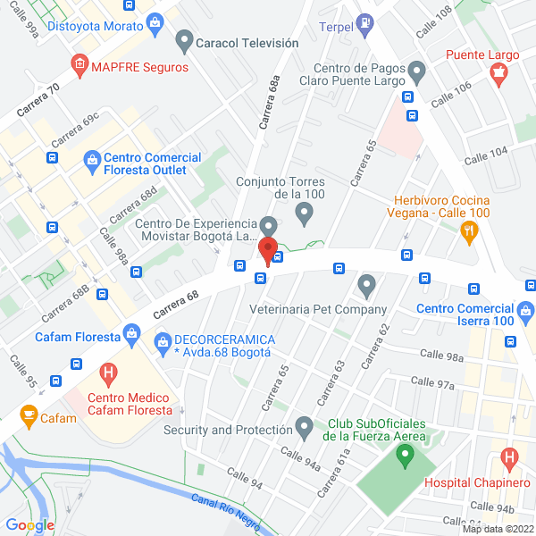 Mapa de Estación De Servicio Texaco No. 39