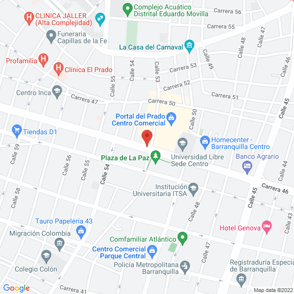 Map of Estación De Taxis Portal