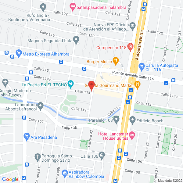 Mapa de Estación Dental