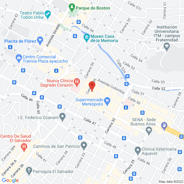 Mapa de Estadero Club Jardin La Clarita