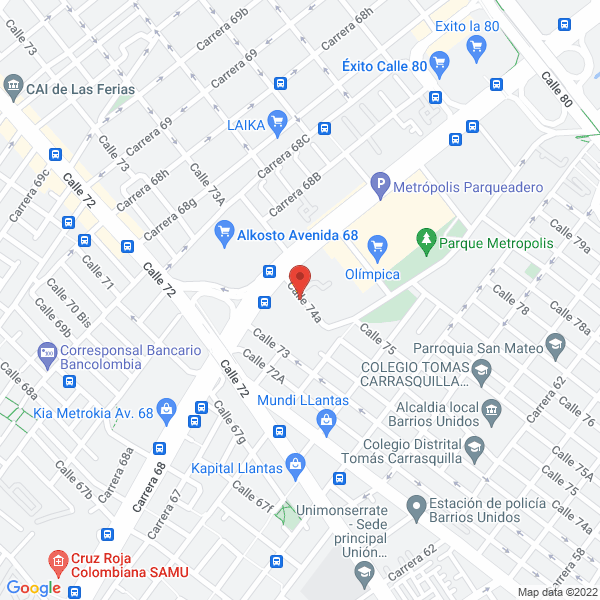 Mapa de Fabio Puentes E.U.