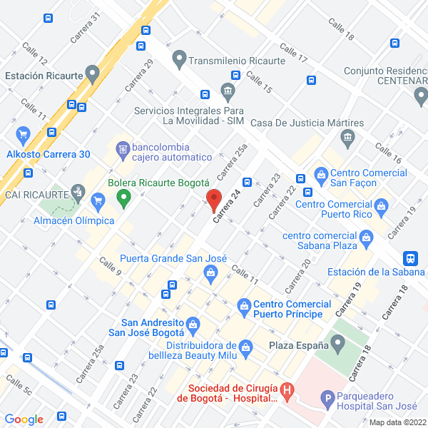 Mapa de Chicas Y Modas Sport
