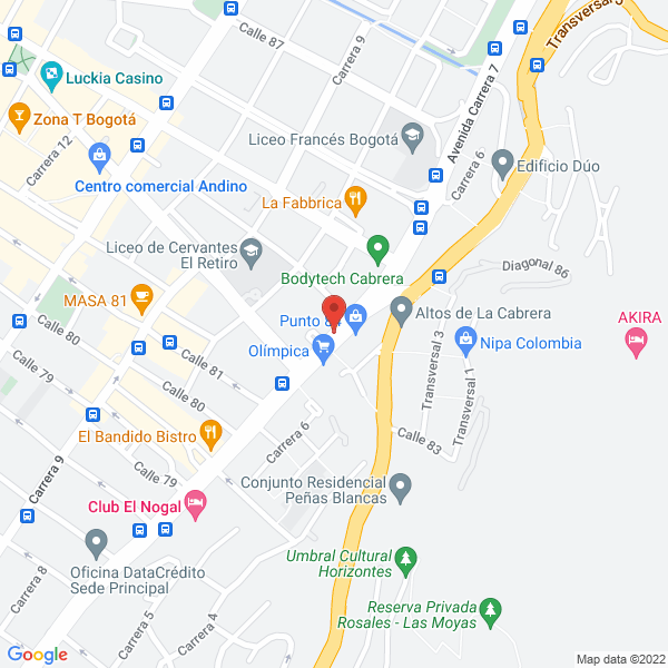 Mapa de Focqus S.A.S.
