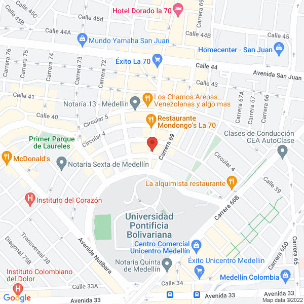 Mapa de Fonda El Aguacate