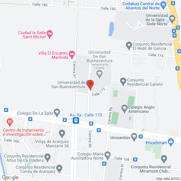 Mapa de Fondo De Empleados Universidad De San Buenaventurafeunisab