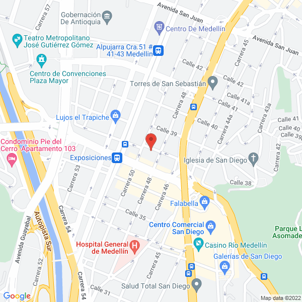 Mapa de Fondo Empleados De Leonisa