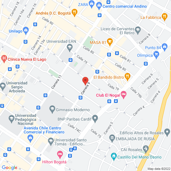 Mapa de Fonnegra Gerlein S.A
