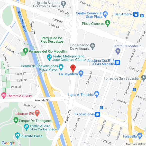 Mapa de Fondo De Valorización Del Municipio De Medellín - Fonval