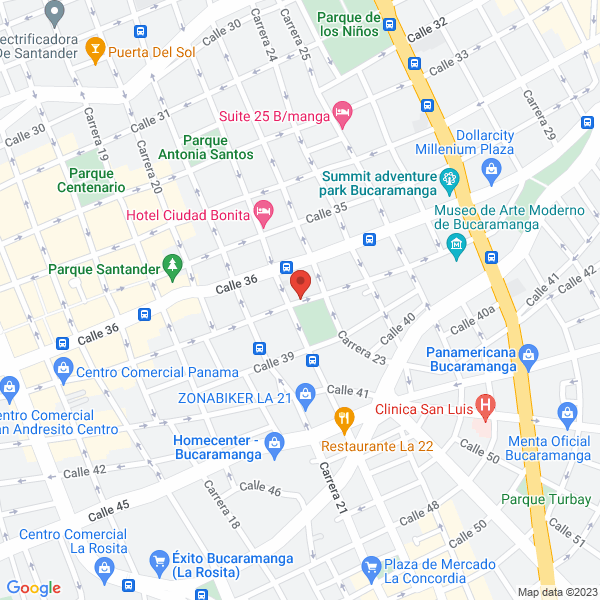 Map of Foreros Celulas Frescas Ltda.