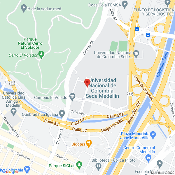 Mapa de Laboratorio De Productos Forestales