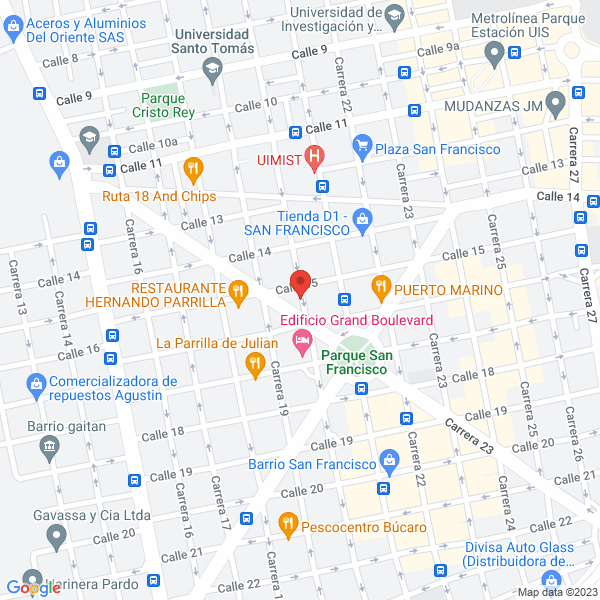Map of Forros Valcarcel