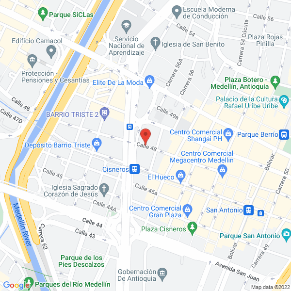 Mapa de Ferretería Elite