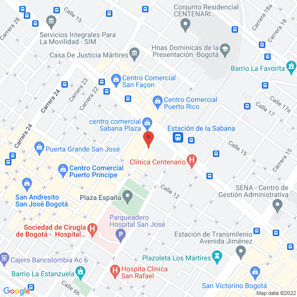 Mapa de Ferretería Erika Julieth