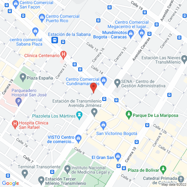 Mapa de Ferreteria Ferreterminal Ltda.