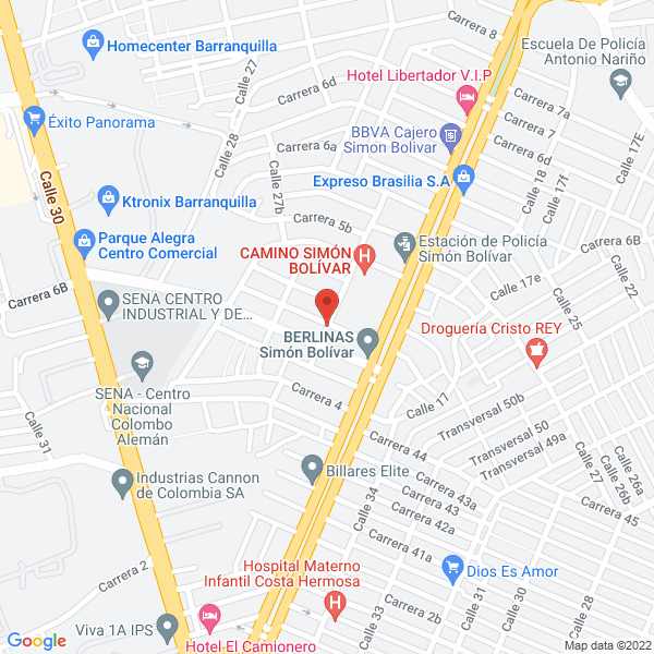 Map of Ferretería Gran Simon'S