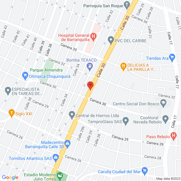 Map of Estampados Frella