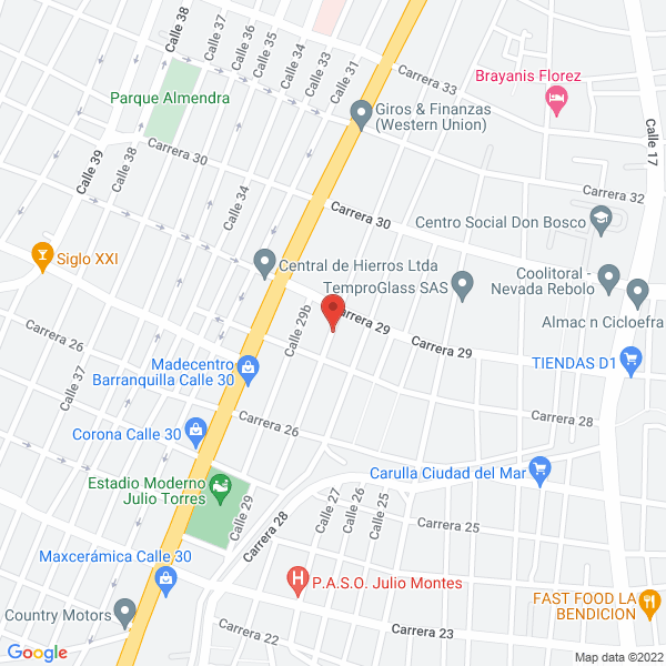 Map of Distribuidora Y Estanco Yeta