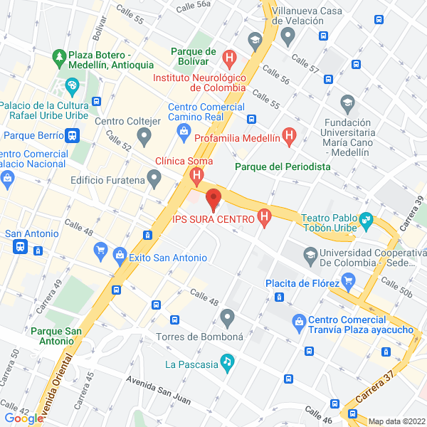 Mapa de Extingases La Chapa