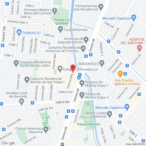 Mapa de Extintores M.G. Ltda