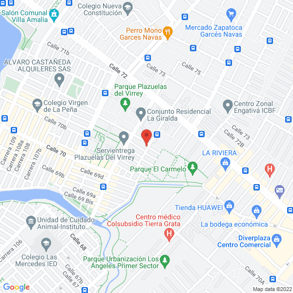 Mapa de Fotoluz Estudios Fotrográficos