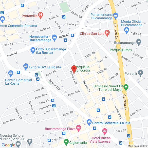 Map of Fabrica De Veladoras La Reina
