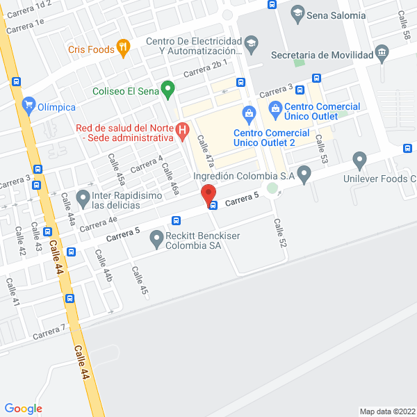 Mapa de Famiempresa Ferretería 2000