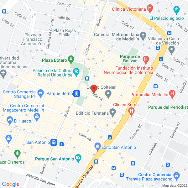 Mapa de Familiares De Drogadictos Nar-Anon-Narateen