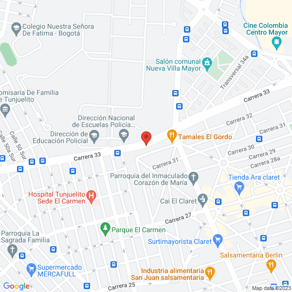 Mapa de Famitex C.I. Ltda.