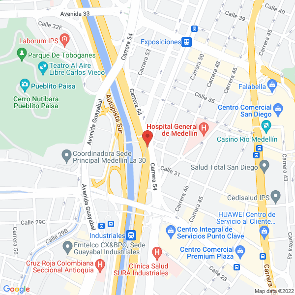 Mapa de Fotocopias Y Encuadernación La Gran Avenida
