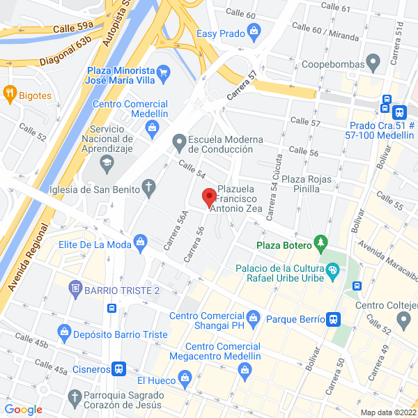 Mapa de Fotograbado Monsalve