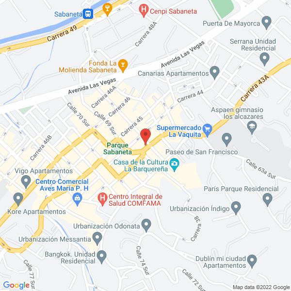 Mapa de Ferrimolduras Salomon