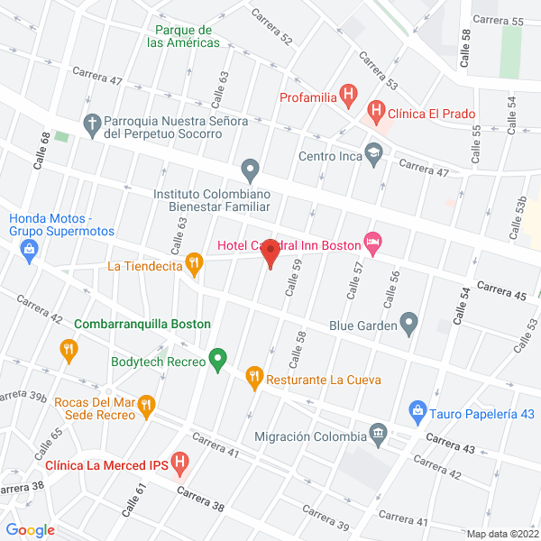 Map of Ferrincaribe Ltda.