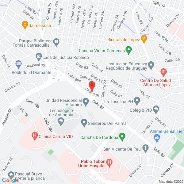 Mapa de Ferrodrim