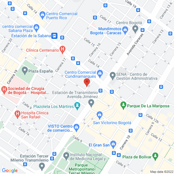 Mapa de Ferroeléctricos F.R.M.