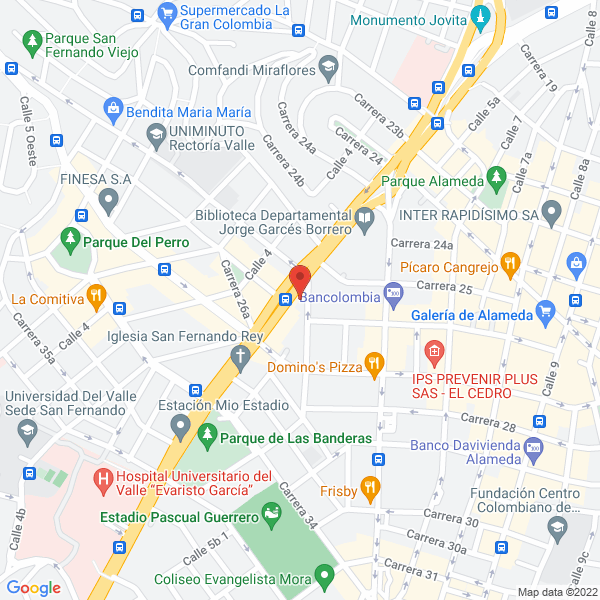 Mapa de Fundación Cti