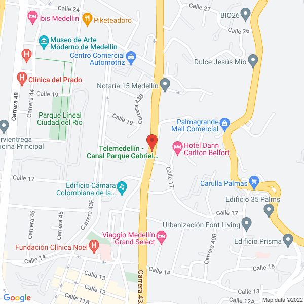Mapa de Fundación De Egresados De La Universidad Distrital